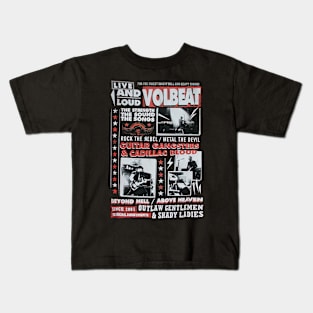 VOLBEAT OFFICIAL MERCH DISCOGRAPHY CONCERT Kids T-Shirt